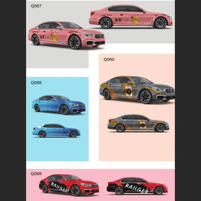 Ravoony Plus Customized Printable Car Vinyl Wrap-Pattern
