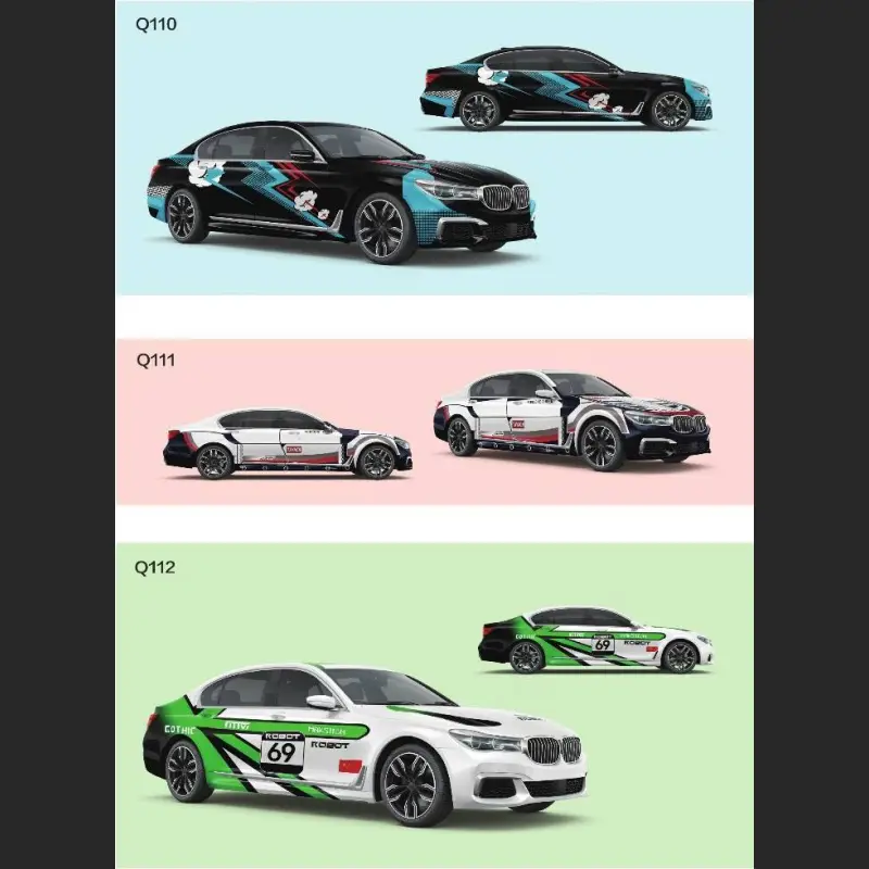 Ravoony Plus Customized Printable Car Vinyl Wrap-Pattern