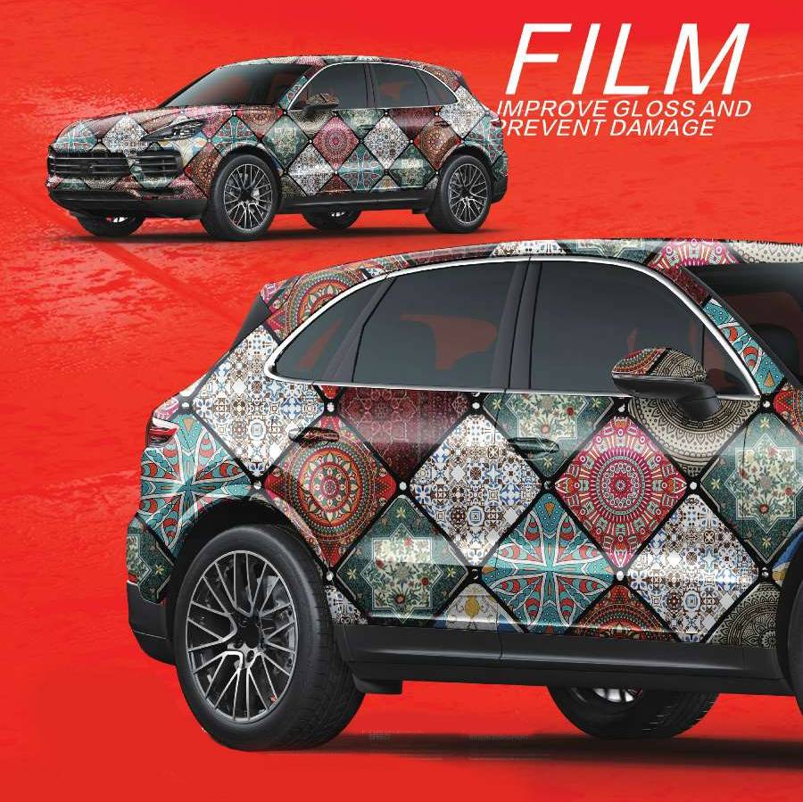 Ravoony Plus Customized Printable Car Vinyl Wrap-Pattern