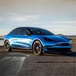 Ravoony Plus Glossy Chrome Light Blue Car Vinyl Wrap