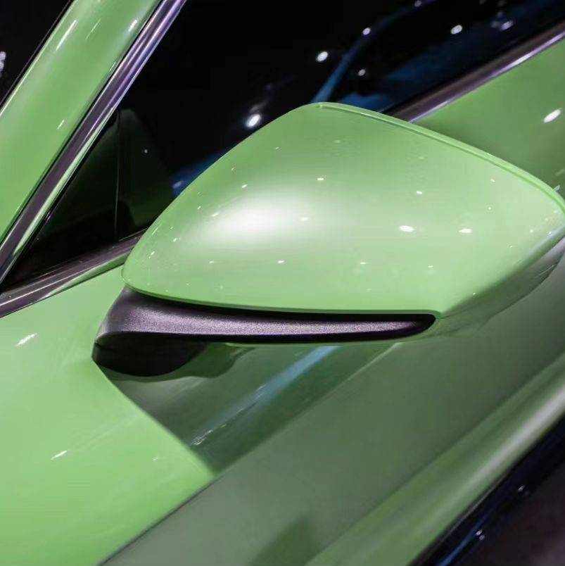 Ravoony Plus Glossy Gucci Flora Green Car Vinyl Wrap