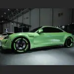 Ravoony Plus Glossy Gucci Flora Green Car Vinyl Wrap