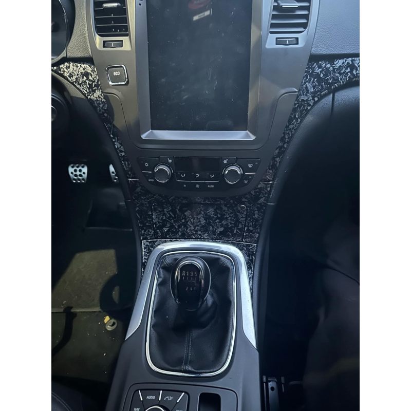 Gloss Carbon Fiber Forging Black Vinyl Wrap