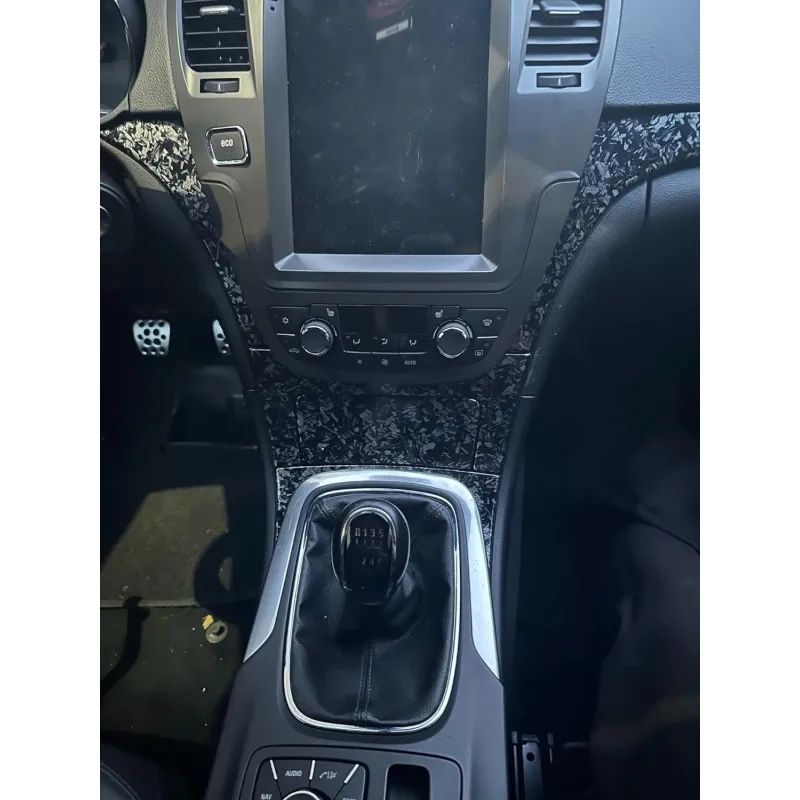 Gloss Carbon Fiber Forging Black Vinyl Wrap