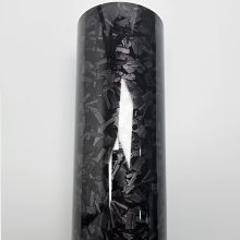 Gloss Carbon Fiber Forging Black Vinyl Wrap