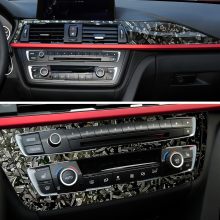 Gloss Carbon Fiber Forging Black Vinyl Wrap