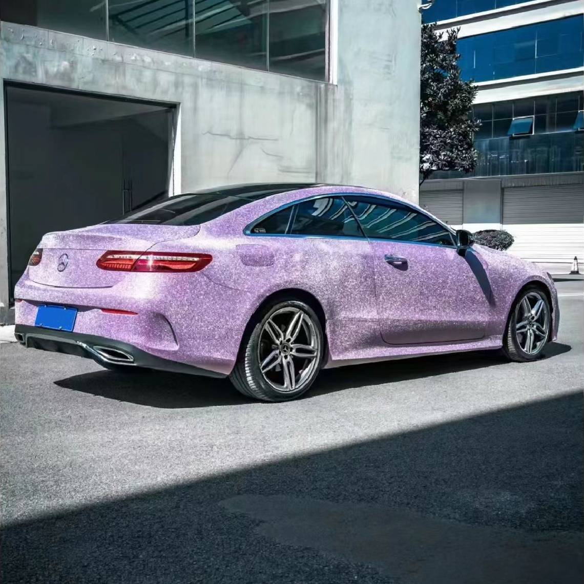 Ravoony Plus Super Glitter Purple Car Vinyl Wrap