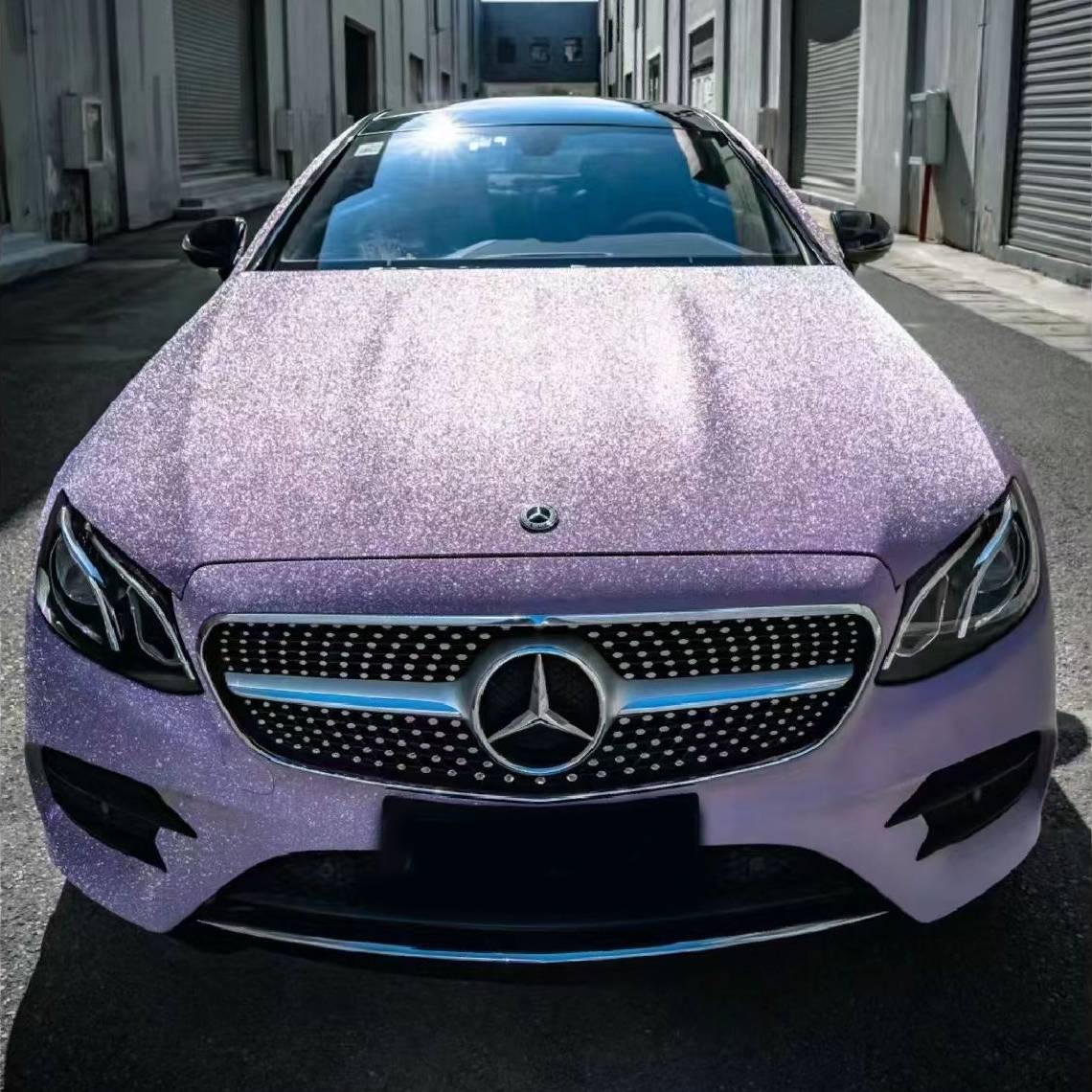 Ravoony Plus Super Glitter Purple Car Vinyl Wrap