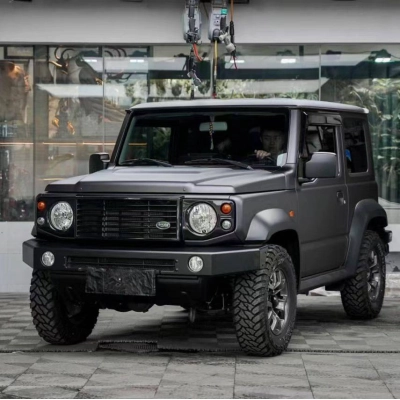 Ravoony Plus Ultra-Matte Leaden Grey Car Wrap 02