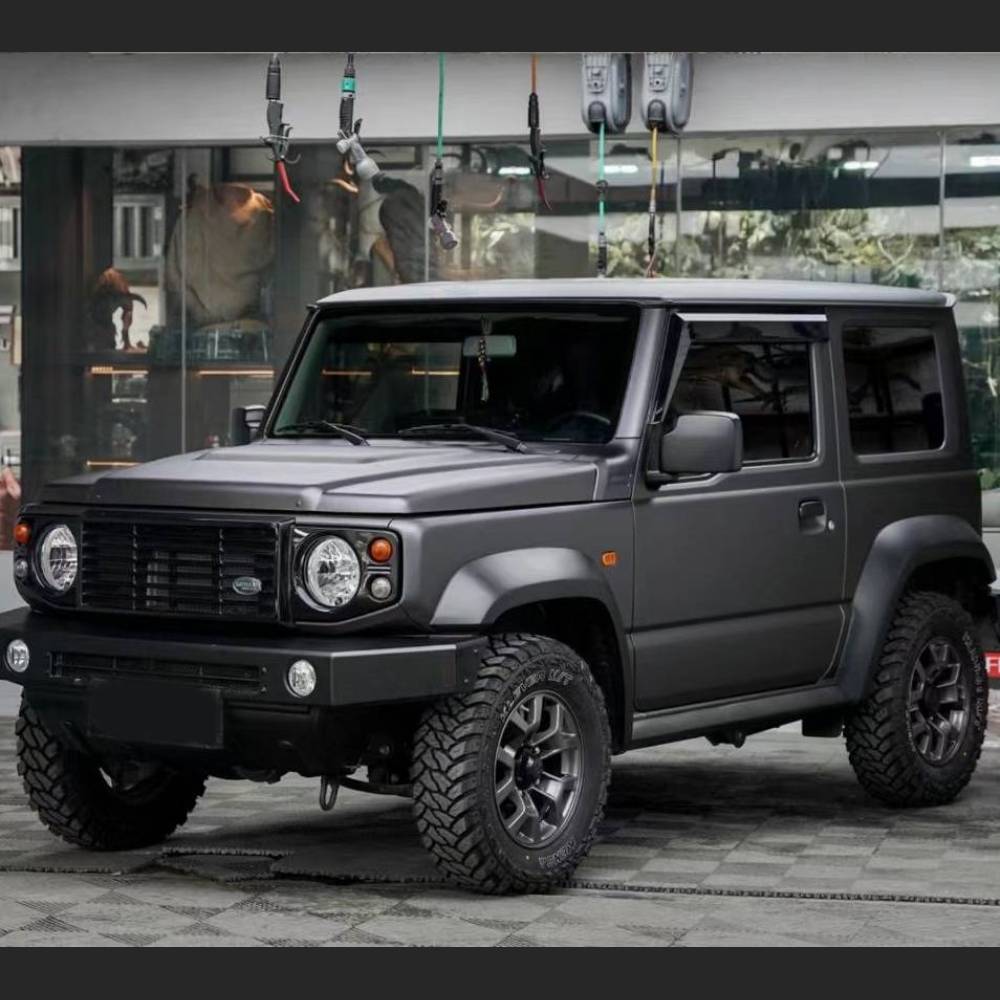 Ravoony Plus Ultra-Matte Leaden Grey Car Wrap