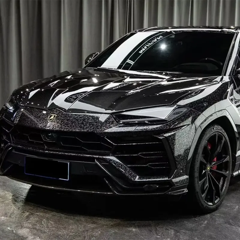 Ravoony Basic Gloss Carbon Fiber Forging Black Vinyl Wrap
