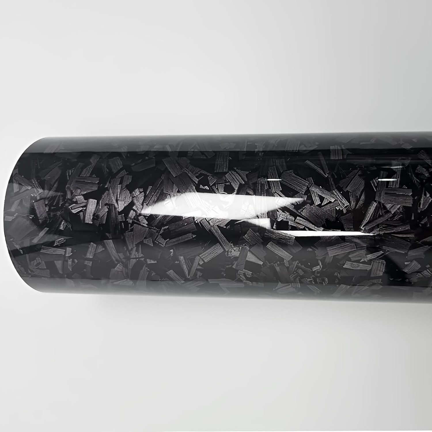 Ravoony Basic PET Gloss Carbon Fiber Forging Black Vinyl Wrap