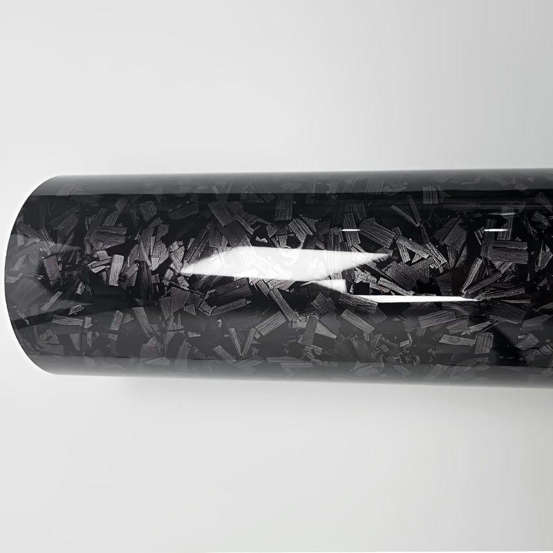 Ravoony Basic Gloss Carbon Fiber Forging Black Vinyl Wrap