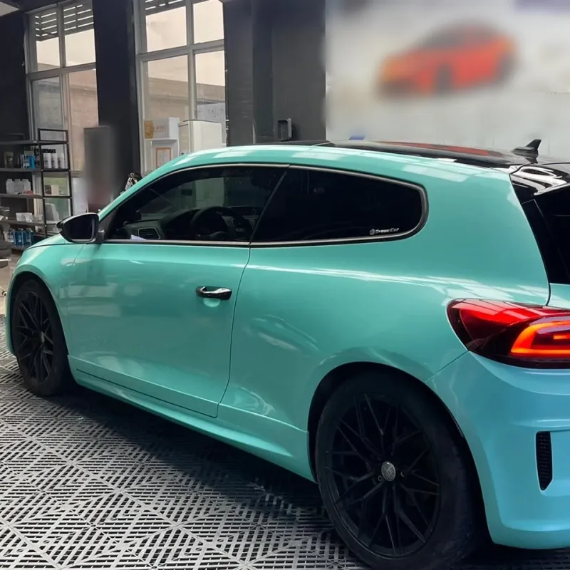 Ravoony Basic Sparkle Tiffany Car Vinyl Wrap