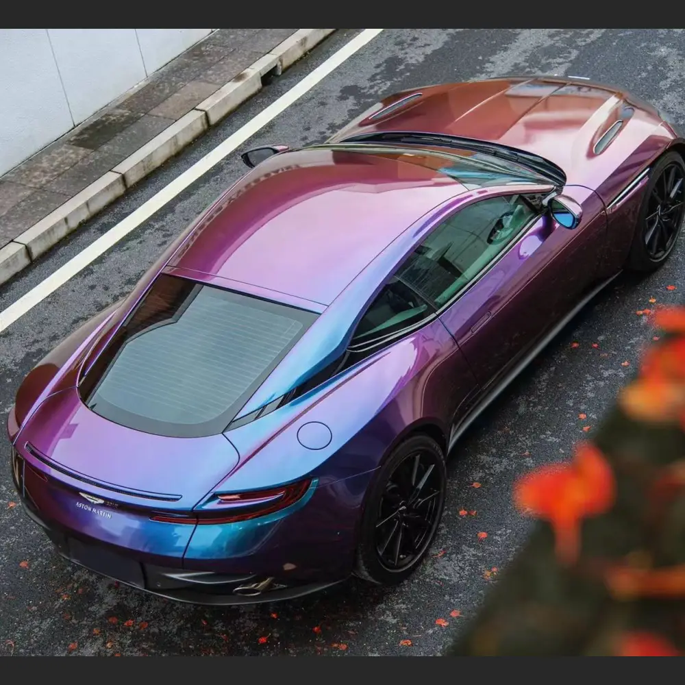 Ravoony Plus PET Magic Spectral Blue Car Wrap