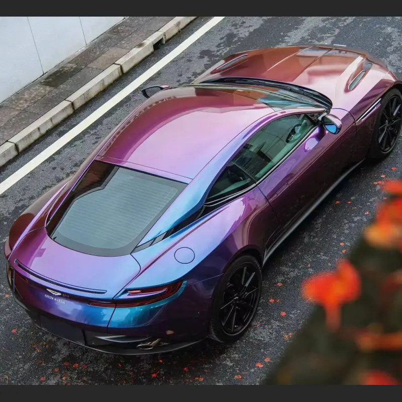 Ravoony Plus PET Magic Spectral Blue Car Wrap
