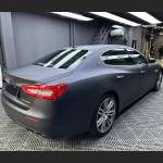 Ravoony Plus Ultra Matte Black Blue Car Vinyl Wrap