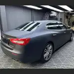 Ravoony Plus Ultra Matte Black Blue Car Vinyl Wrap