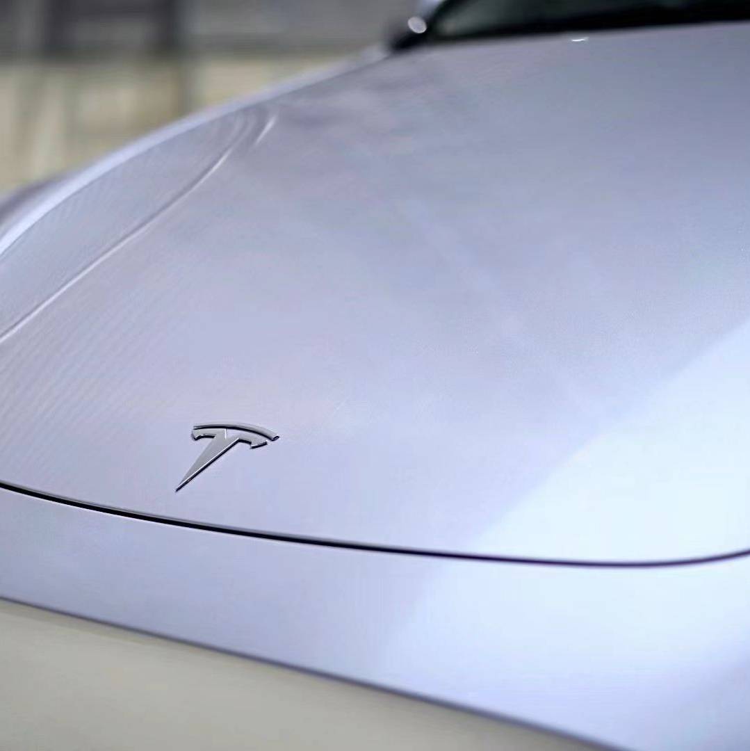 Ravoony Plus PET Glossy Audi Fleuret Silver Vinyl Car Wrap