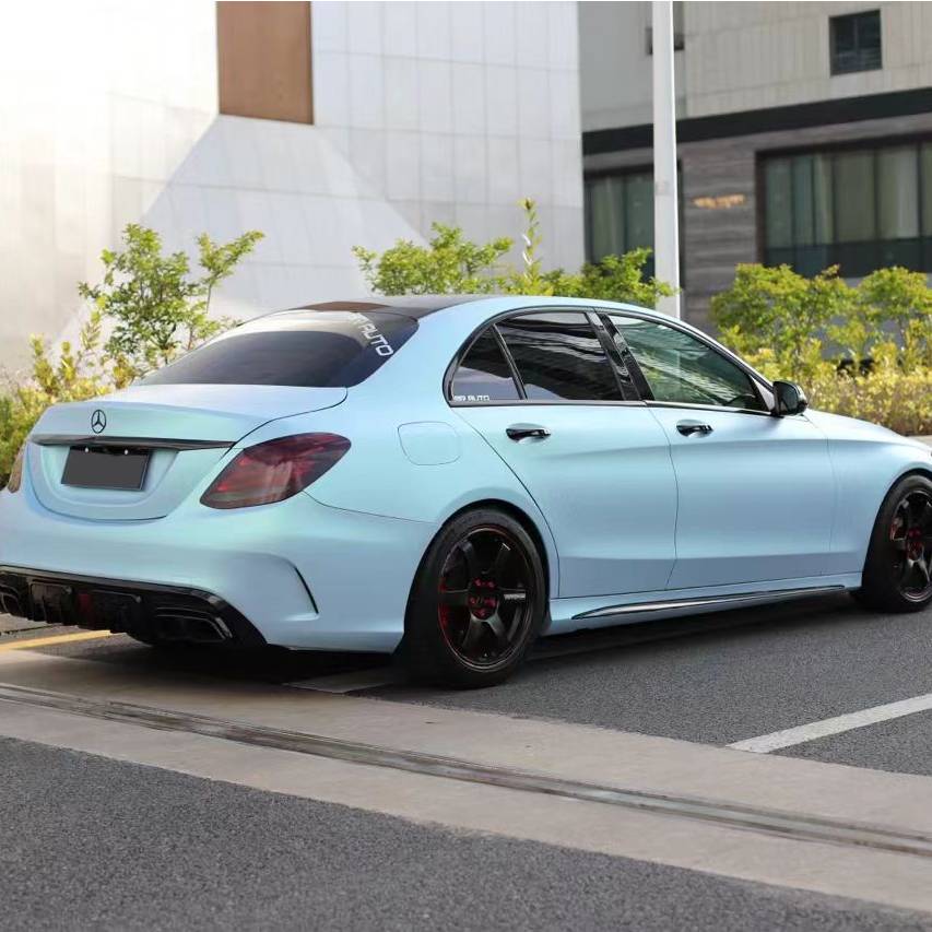 Ravoony Plus Ultra-Matte Green Blue Car Vinyl Wrap