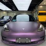 Ravoony Plus Ultra Matte Metallic Purple Car Vinyl Wrap