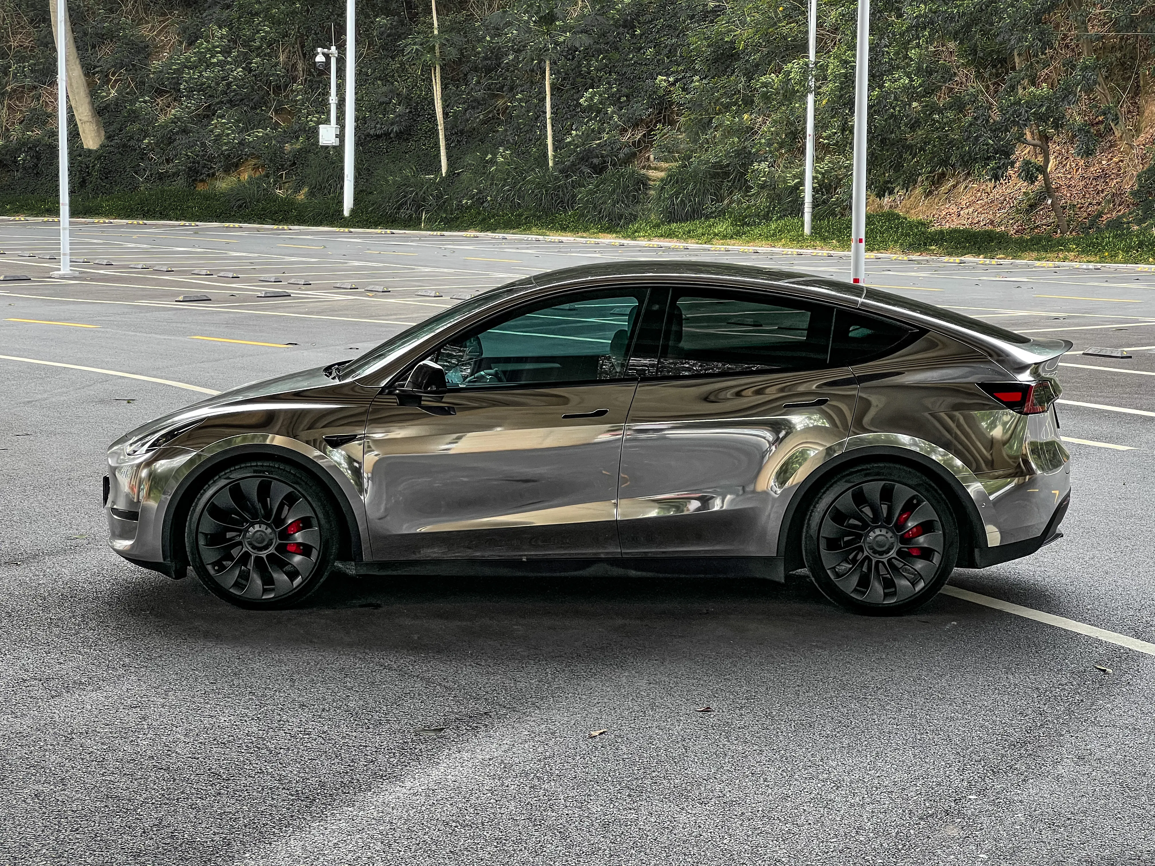 Ravoony Basic Gloss Silver Chrome Wrap