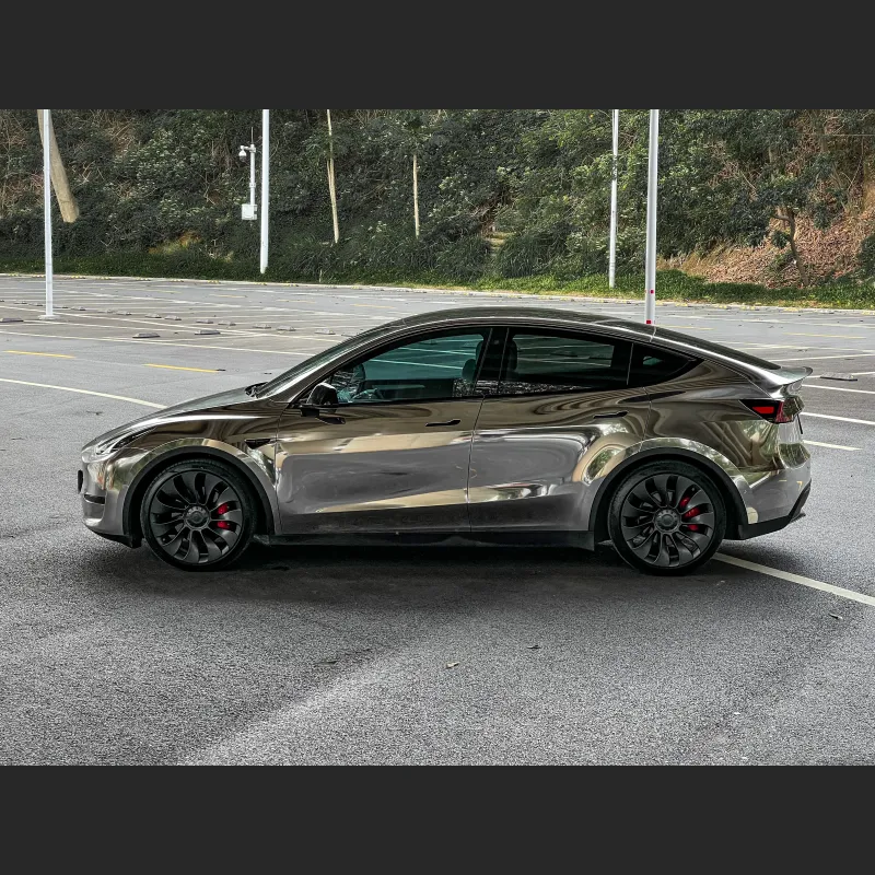Ravoony Basic Gloss Silver Chrome Wrap