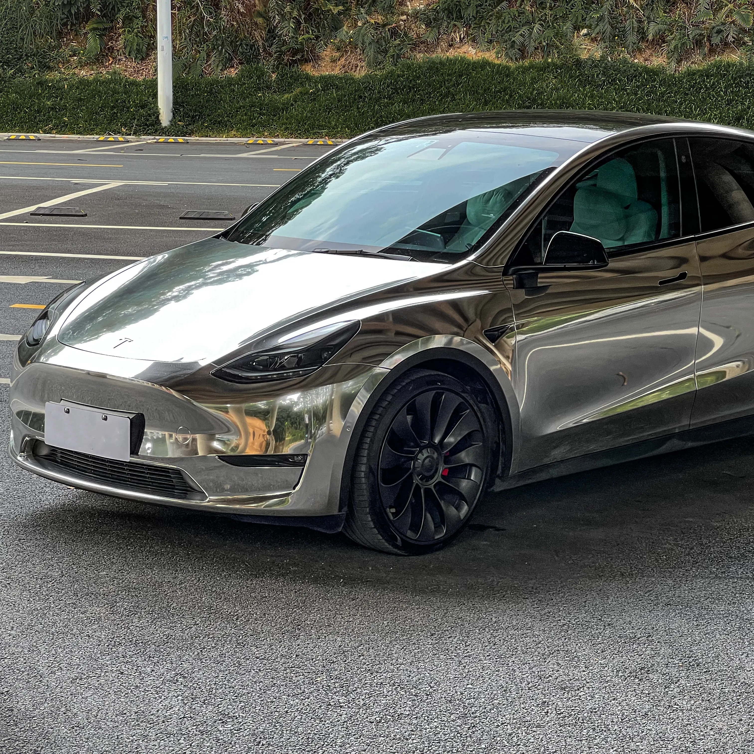Ravoony Basic Gloss Silver Chrome Wrap