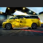 Ravoony Basic Yellow Gold Chrome Vinyl Car Wrap