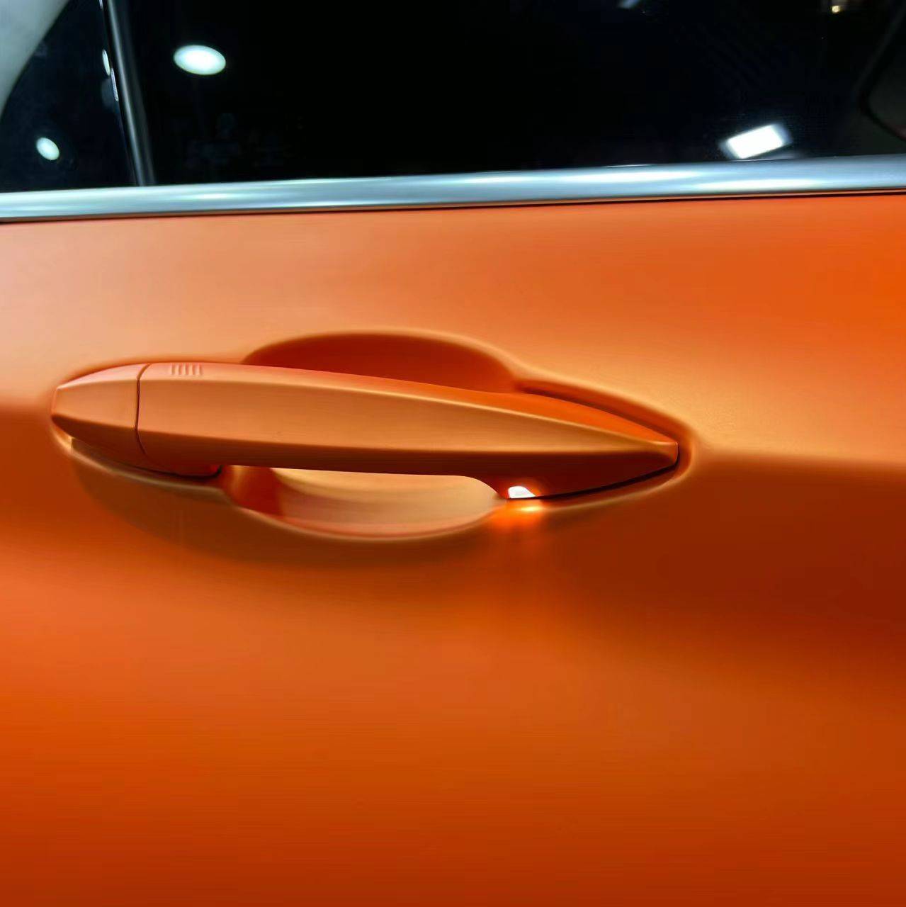 Ravoony Plus Ultimate Flat Orange Car Vinyl Wrap