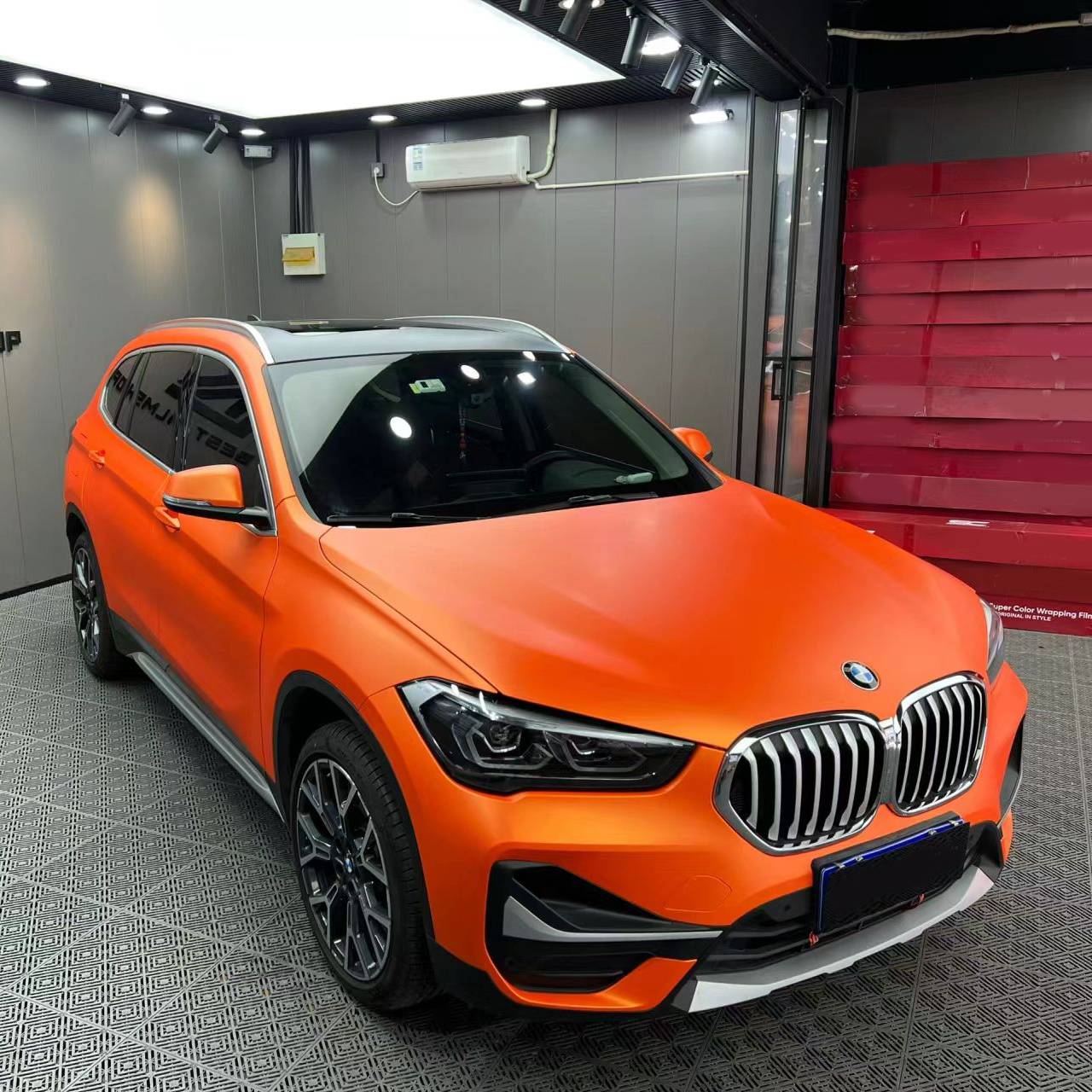 Ravoony Plus Ultimate Flat Orange Car Vinyl Wrap