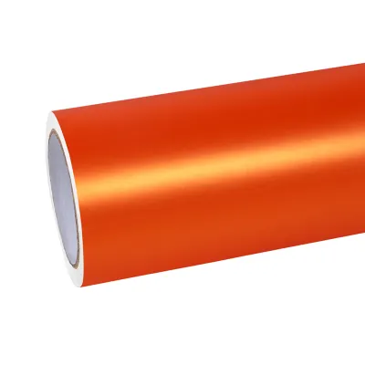 Ravoony Plus Ultimate Flat Orange Car Vinyl Wrap 02