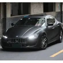 Ultimate Flat Black Car Vinyl Wrap