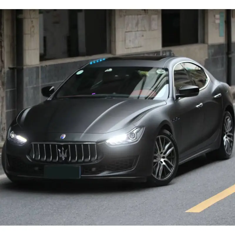 Ultimate Flat Black Car Vinyl Wrap