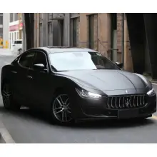 Ultimate Flat Black Car Vinyl Wrap