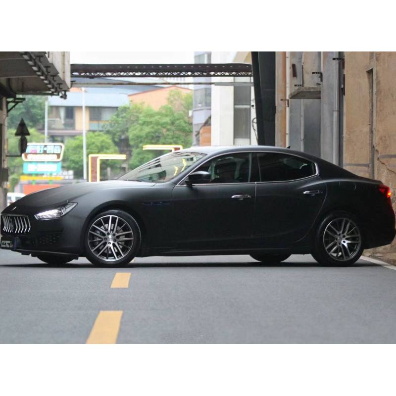 Ultimate Flat Black Car Vinyl Wrap
