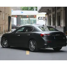 Ultimate Flat Black Car Vinyl Wrap
