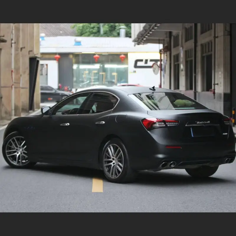 Ravoony Plus Ultimate Flat Black Car Vinyl Wrap