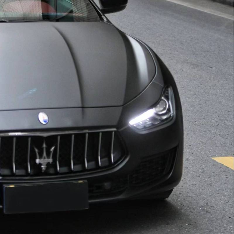 Ultimate Flat Black Car Vinyl Wrap
