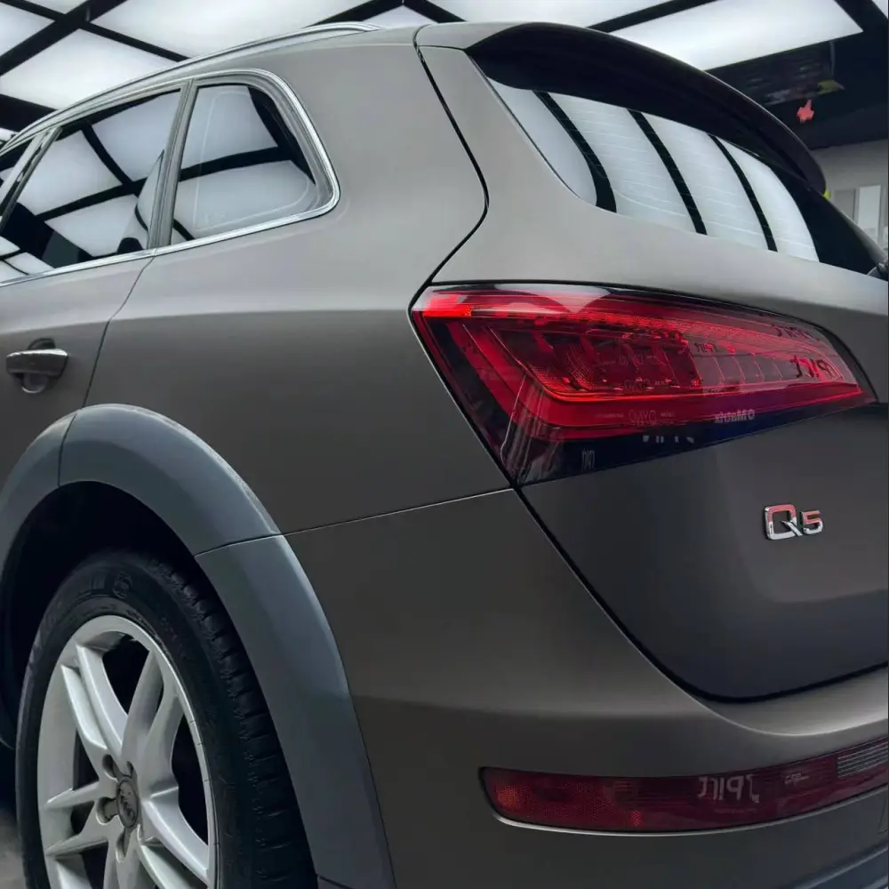 Grey Car Wrap,Best Ravoony Plus Ultra-Matte Brown Grey Car Wrap