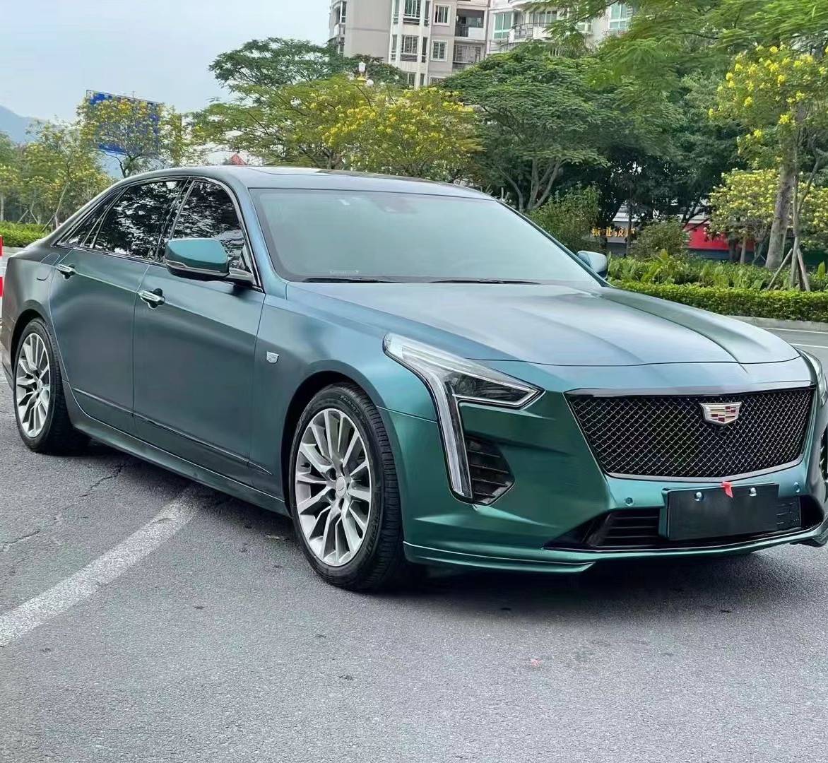 Ravoony Plus Pure Metal Dark Green Car Wrap