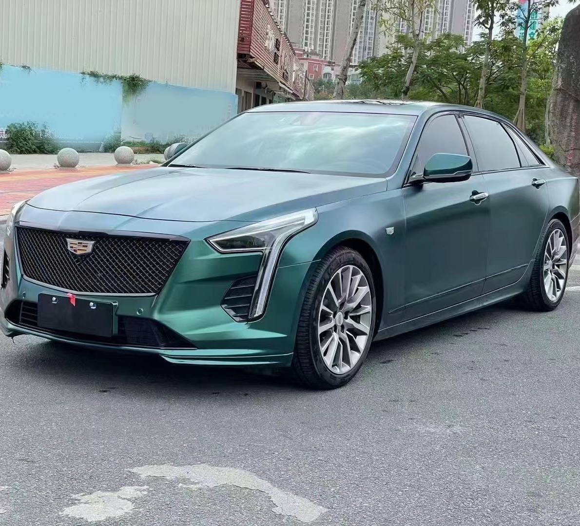 Ravoony Plus Pure Metal Dark Green Car Wrap