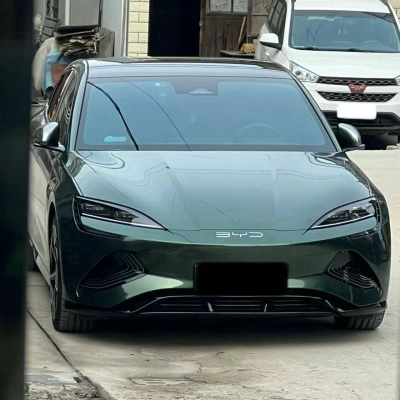 Ravoony Plus Gloss Paint Metal Midnight Green Car Wrap 02