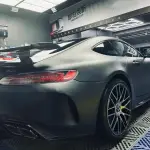 Ravoony Plus Matte Chrome Black Vinyl Wrap