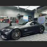 Ravoony Plus Matte Chrome Black Vinyl Wrap