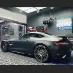 Ravoony Plus Matte Chrome Black Vinyl Wrap