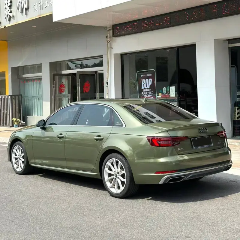 Ravoony Plus PET Gloosy Dazzling Night Green Car Wrap