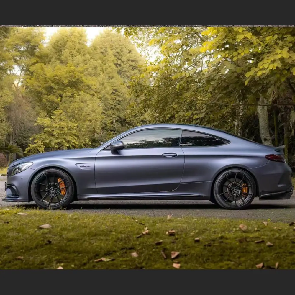 Ravoony Plus PET Satin Racing Blue Car Wrap