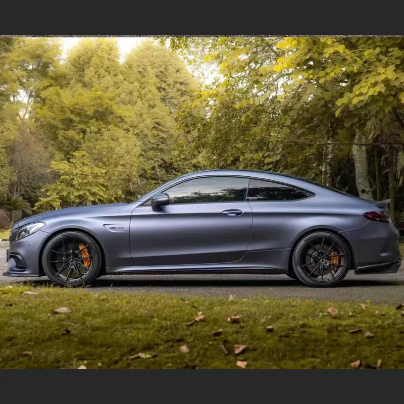 Ravoony Plus PET Satin Racing Blue Car Wrap