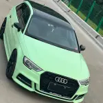 Ravoony Plus Ferrari Gloss Moss Green Vinyl Car Wrap